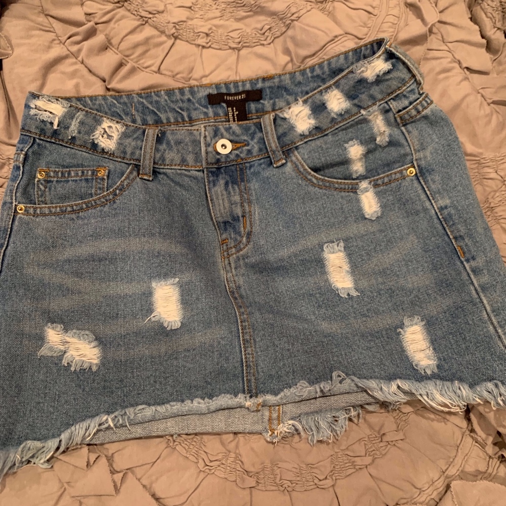 Denim skirt